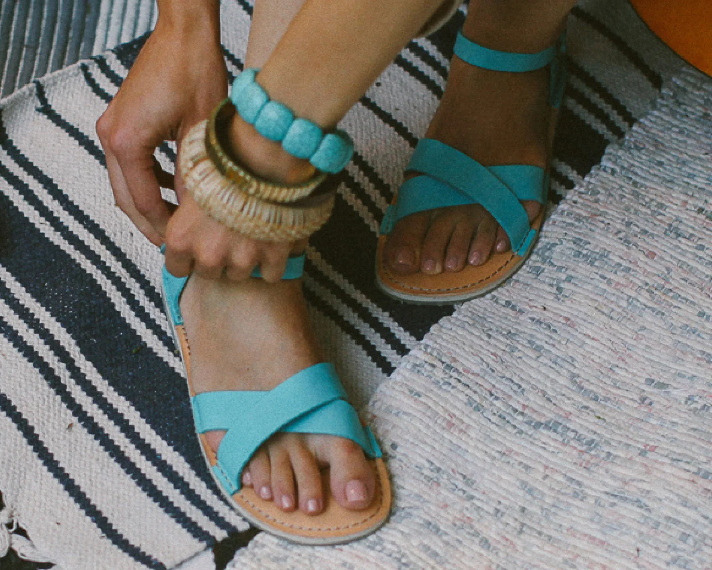 Febo Cross Barefoot - Turquoise