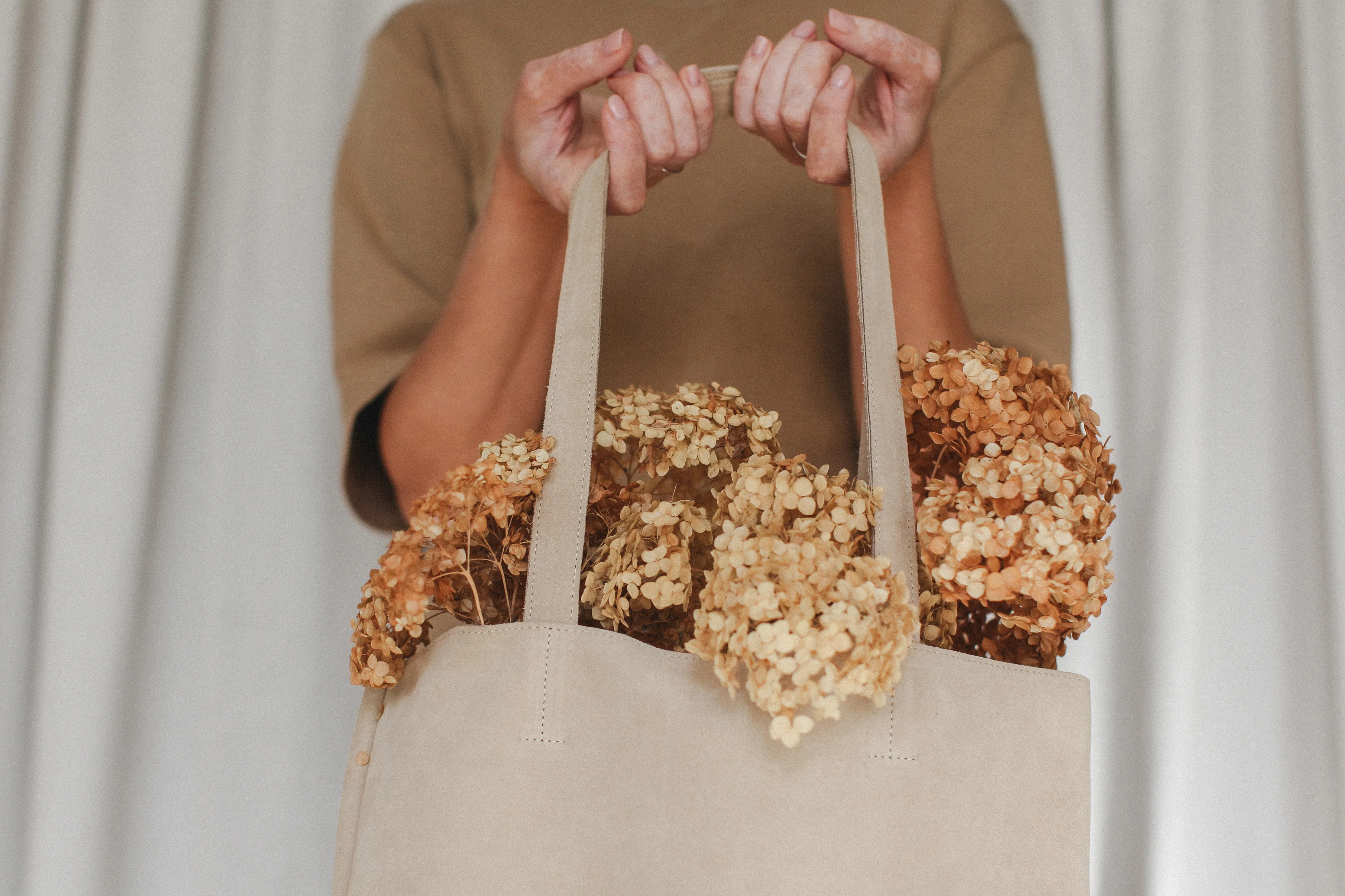 M Tote Bag -Cuoio - Image 6